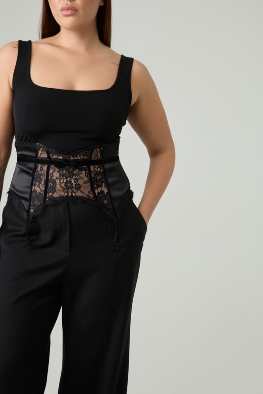 Пояс корсетный, черный