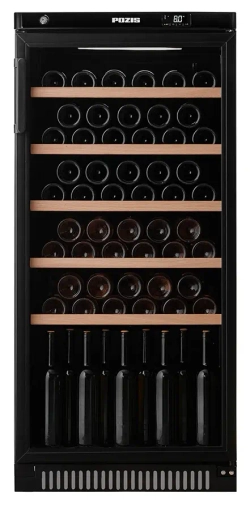 Винный шкаф монотемпературный Pozis ШВ-52 черный