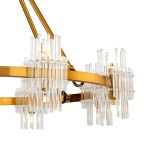 Люстра KR1209P-16 brass