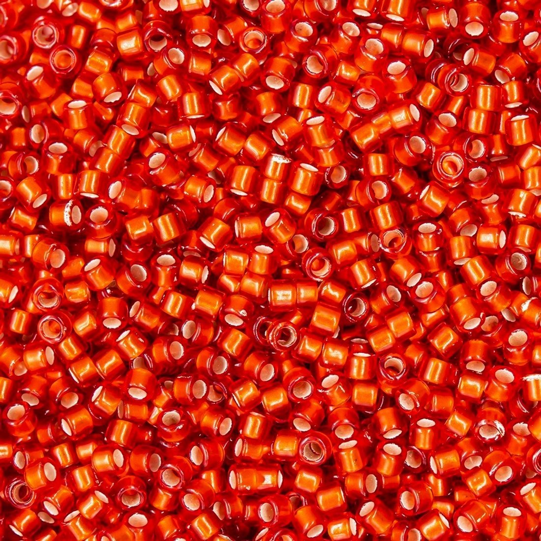 Японский бисер TOHO Treasure (№25F), с внутренним серебрением, прозрачный матовый