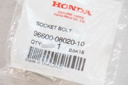 96600-08020-10. 	BOLT, SOCKET, 8X20. HONDA