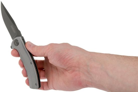 Складной нож KERSHAW Seguin 3490 c клинком из стали 8Cr13MoV, рукоять Stainless Steel