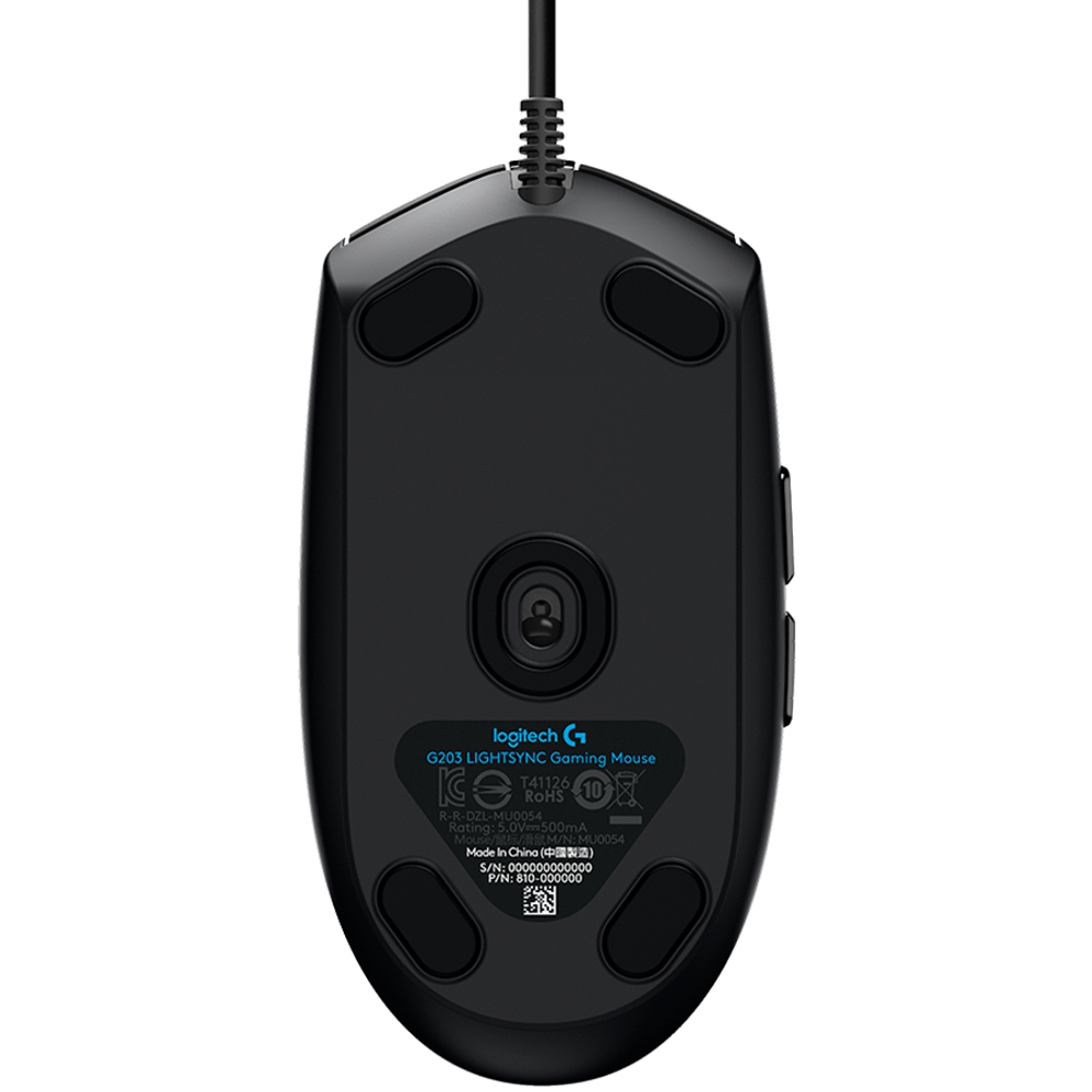 LOGITECH G102 LIGHTSYNC Corded Gaming Mouse - BLACK - USB - EER