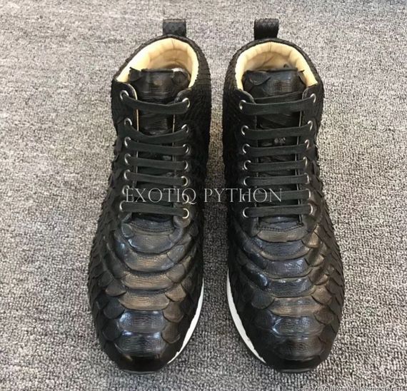 Кроссовки из кожи питона SH-169