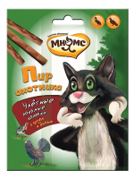 Лакомство Мнямс Пир охотника Лакомые палочки для кошек дичь гусь 3х4 г