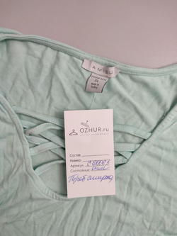 Футболка Amisu мятная 46 размер