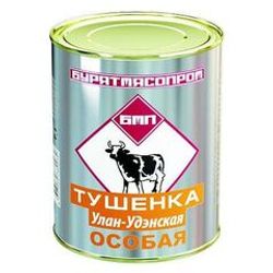 ТУШЕНКА МЯСНАЯ БУРЯТМЯСОПРОМ 340 ГР №9 ОСОБАЯ 1/С Ж/Б /УЛАН-УДЭ/