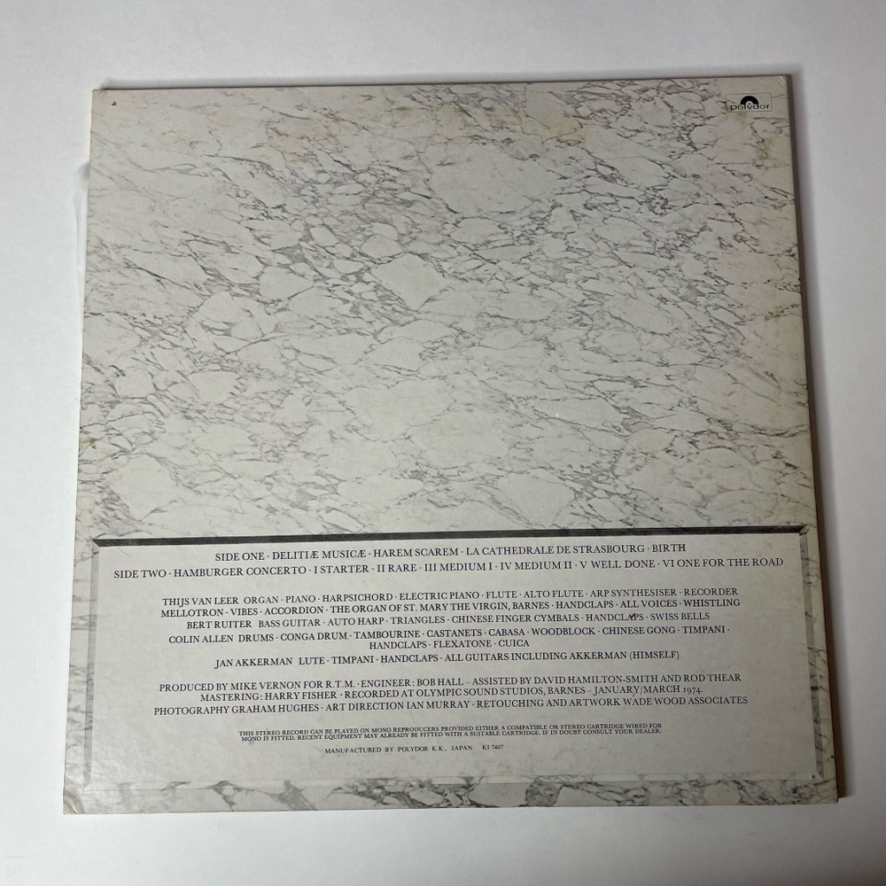 Винтажная виниловая пластинка LP Focus Hamburger Concerto (Japan 1974) (Obi) La Cathedrale De Strasbourg