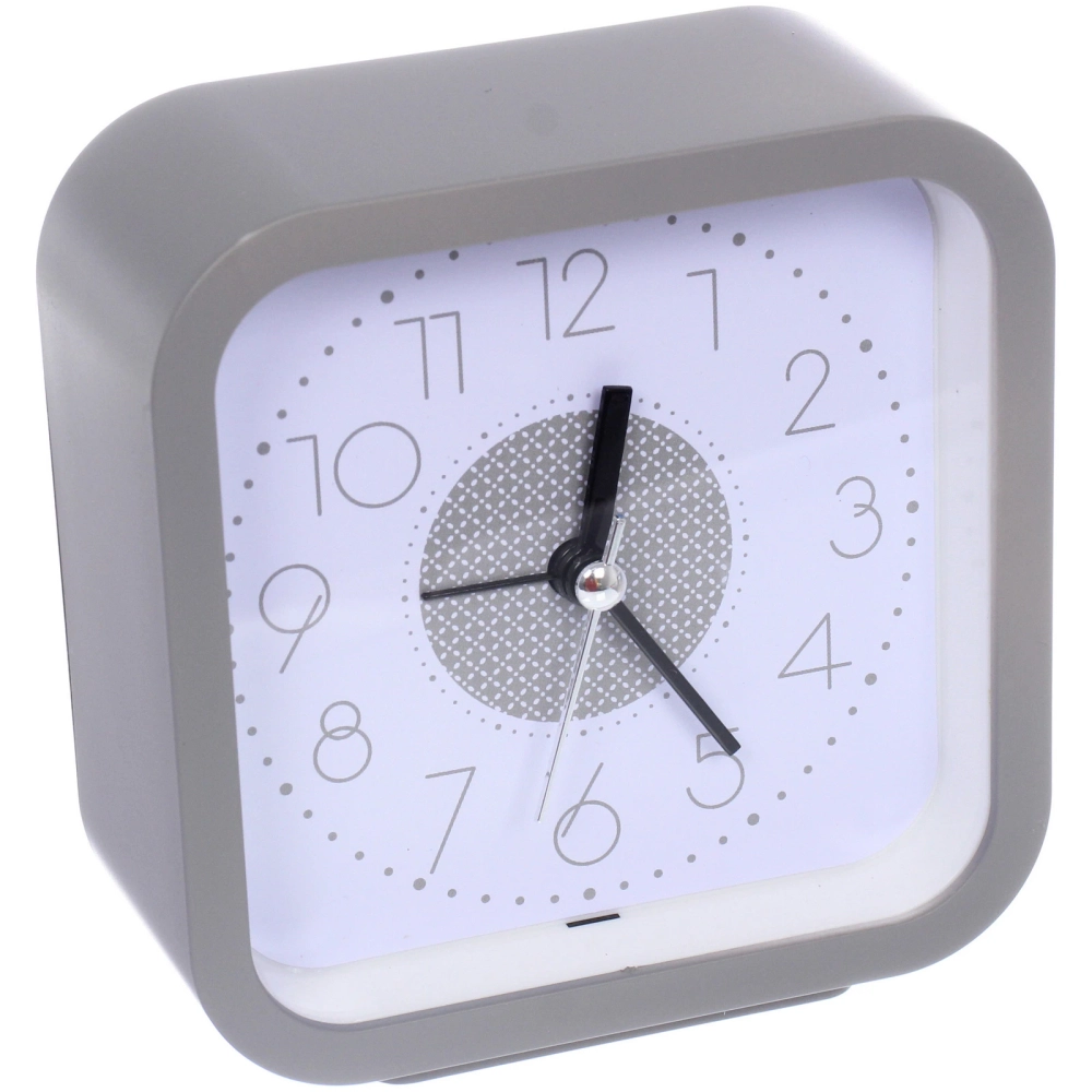 Будильник «Авалон» 10*10*4,3см, микс цветов