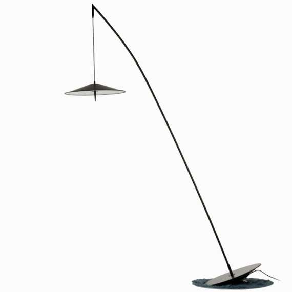 Торшер Rod 225 см, черный