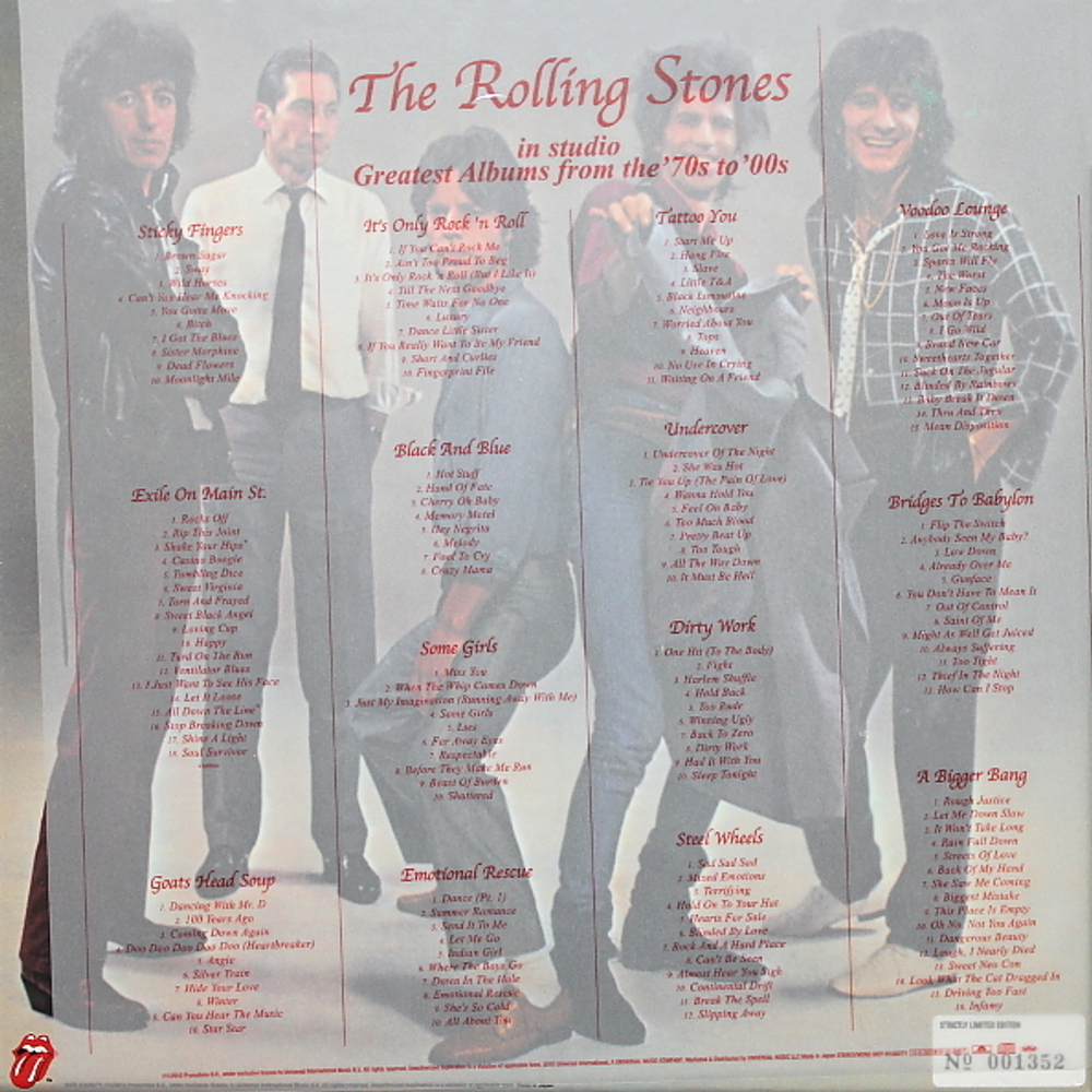 The Rolling Stones / In Studio: Greatest Albums From The '70s To '00s (14 Mini LP SHM-CD)