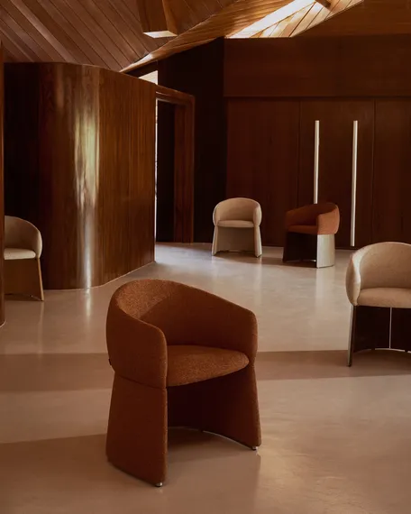 Стул Bosca из терракотового шенилла