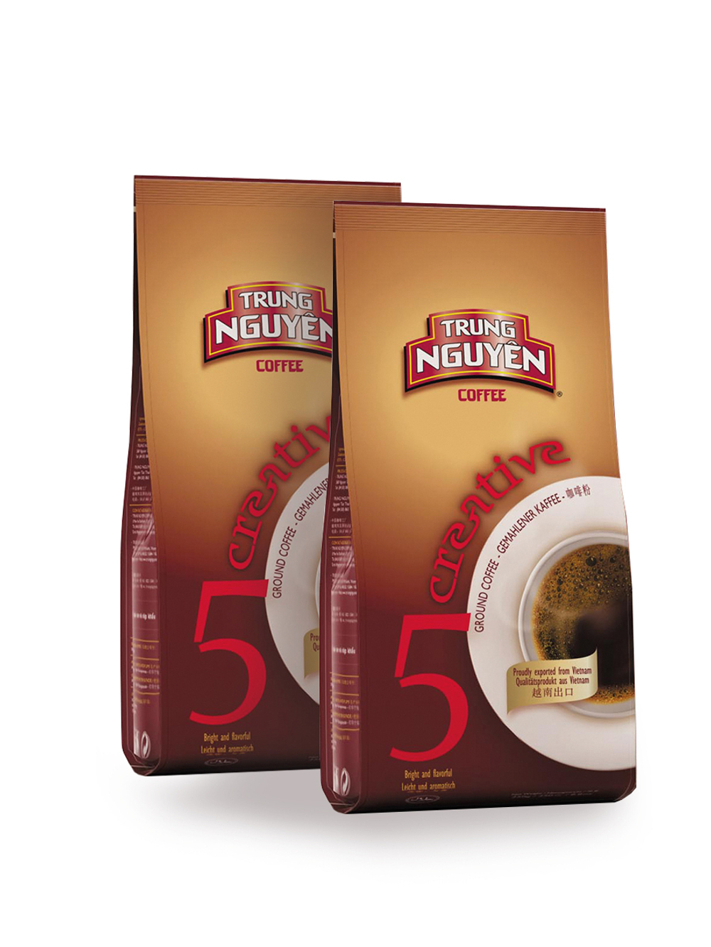 Кофе молотый Trung Nguyen Креатив №5, 2 упаковки по 250 гр