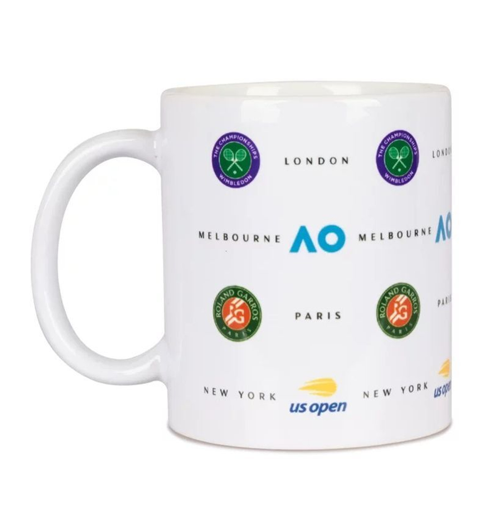 Gadżet Roland Garros Grand Slam Logos - белый