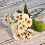 Цветы искусственные "Фиалка" букет 28см ZJ3168