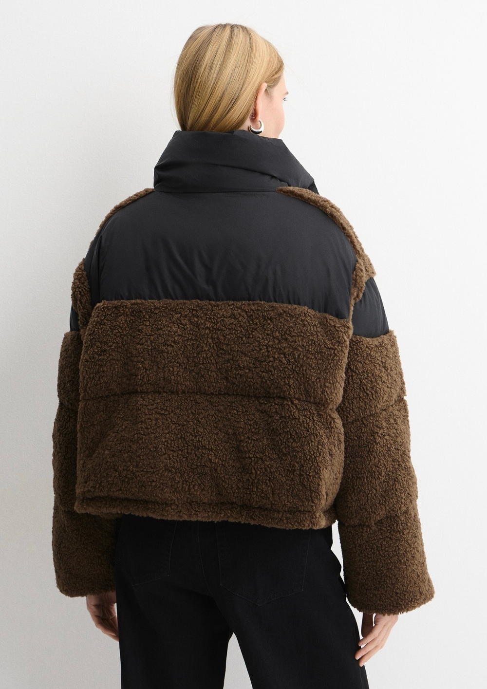 Пуховик North шоколадный