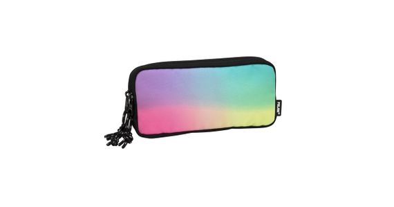 Penal \ Пенал \ Pencil bag 3-ZIPPER  PENCIL CASE SUNSET BLACK