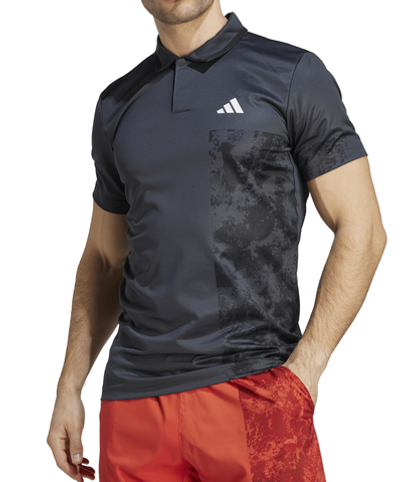 Мужское теннисное поло Adidas Paris Tennis Heat.Rdy Freelift Polo Shirt - carbon