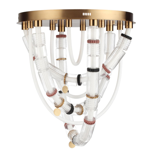 5455/80CL ODL_EX Люстра потолочная LED 80W 4000K COLLIER L-VISION