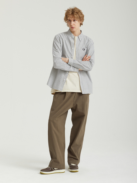 Мужская Рубашка Stripe Oxford