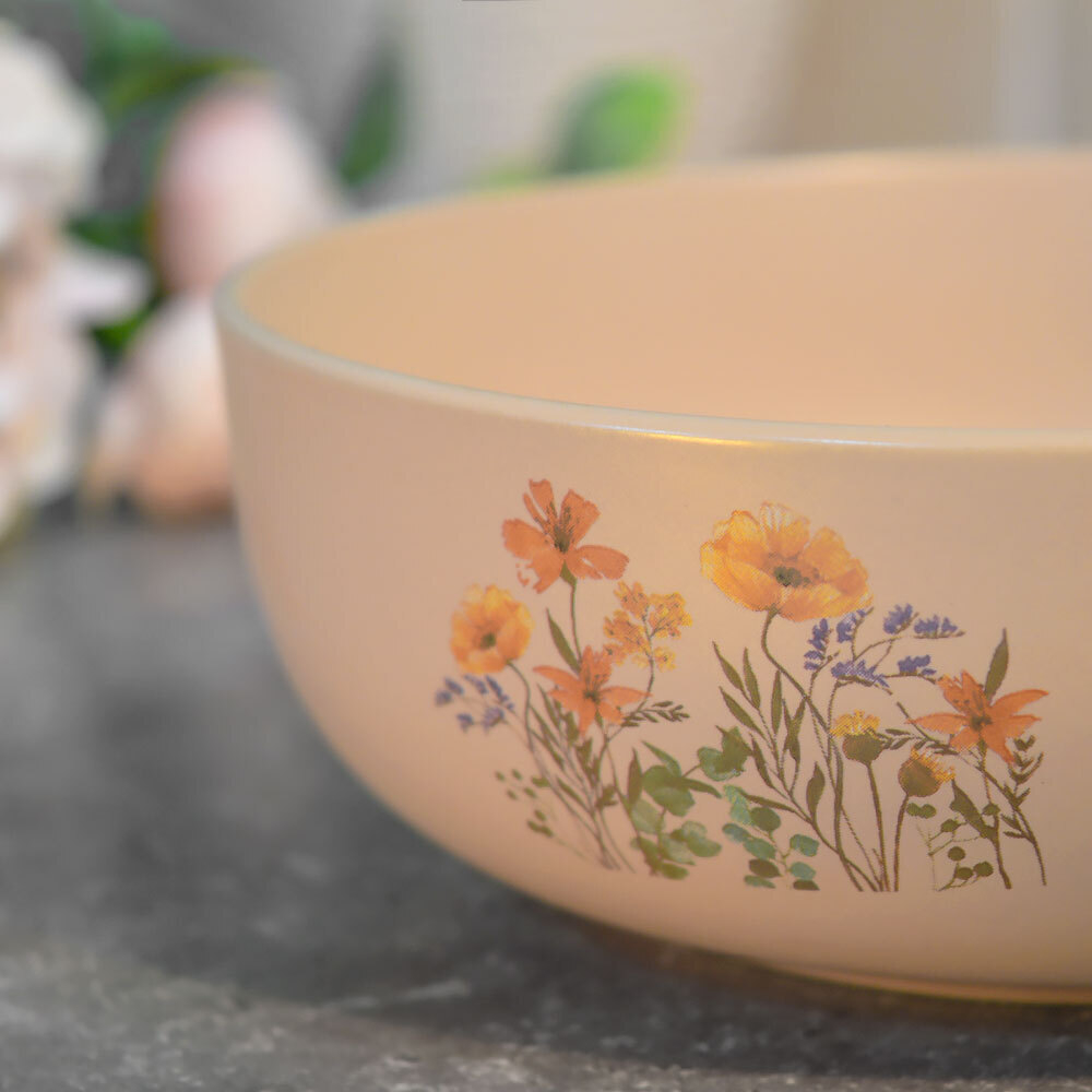 Салатник 650мл 15см Цветочная фантазия