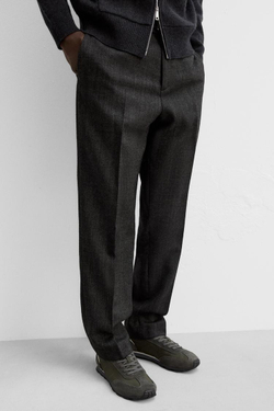 ZARA КОЖАНЫЕ КРОССОВКИ В СТИЛЕ РЕТРО, ВОДЯНИСТЫЙ ЗЕЛЕНЫЙ