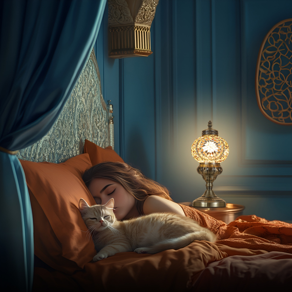 Citilux Каир CL419815 Настольная лампа Мозаика Янтарь