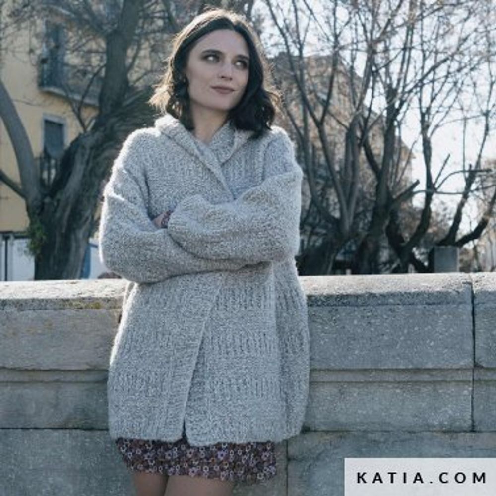Пряжа для вязания Katia 50% шерсть 25% хлопок 15% полиамид 10% мохер