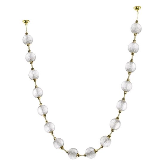 5008/64L L-VISION ODL23 591 золотой/прозрачный/металл/акрил Подвес бусы LED 64W 4000K 3520лм CRYSTAL