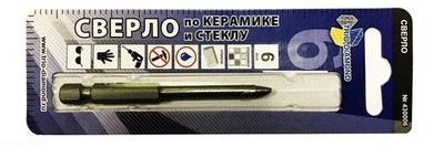 Сверло по керамике и стеклу 6мм 430006