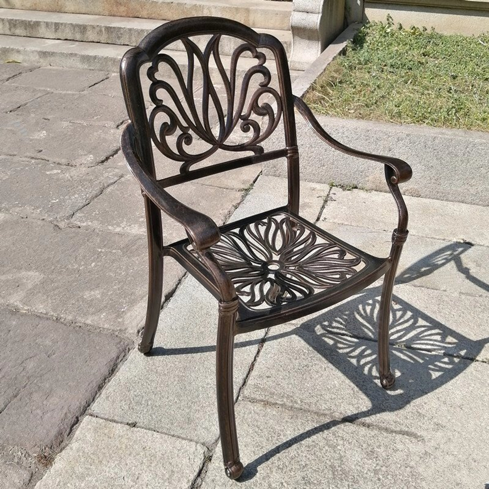 Набор литой мебели Fiji с мангалом из алюминия