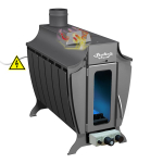 Печь отопительная газо-дровяная Stoker 220-G AQUA