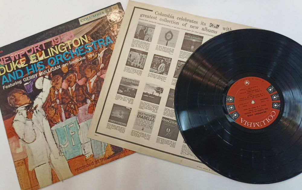Винтажная виниловая пластинка LP Duke Ellington And His Orchestra Newport 1958 (USA 1958)