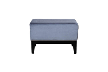 Банкетка Garda Decor Стелла(Stella) 60 прямоугольная синяя Velv-Sin 60*38*40 см