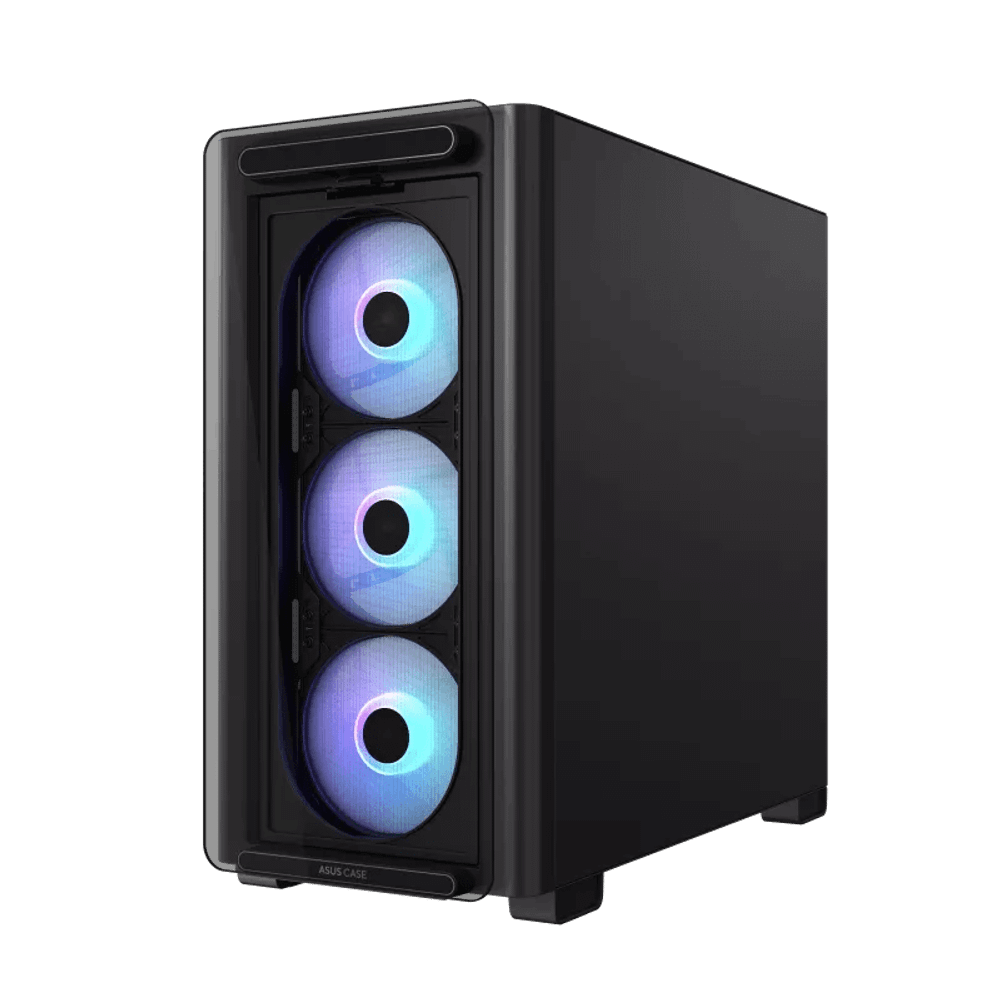 Корпус ASUS A23 PLUS TG ARGB BLACK mATX/mITX/ A23 PLUS TG/ARGB FANS