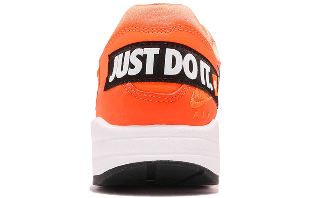 Nike Air Max 1 LX "Just Do It" low-cut running shoes women's orange retro trend