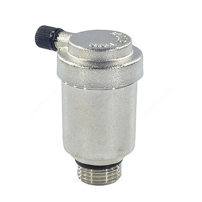 Воздухоотводчик автоматический латунь Ду 15 НР прямой с гориз. распол. колпачка SantechSystems