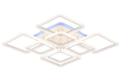 3012/4+4 WT/RGB (1) Люстра M (RL)