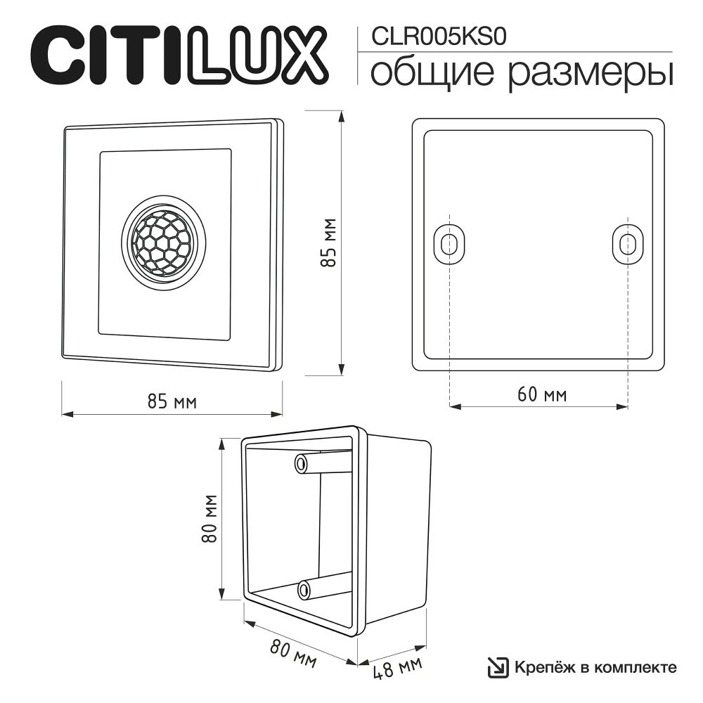 Citilux FORTS CLU09W1 Уличный настенный светильник