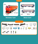 aole 22899 железная дорога , модель тепловоза Dongfeng 4B с двумя вагонами , размер путей 1.86 м на 1.03 м , цвет зеленый