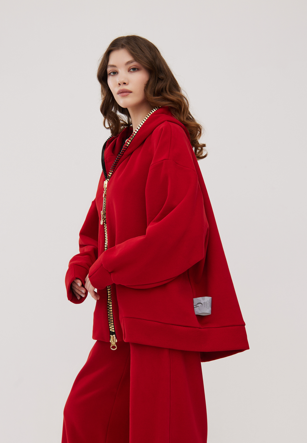 Худи WEST-2 Спорт Шик Красный