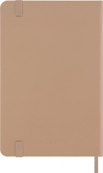 Еженедельник Moleskine Classic WKNT Pocket 90x140мм 12мес 144стр песочный (DHP2612WN2Y24)