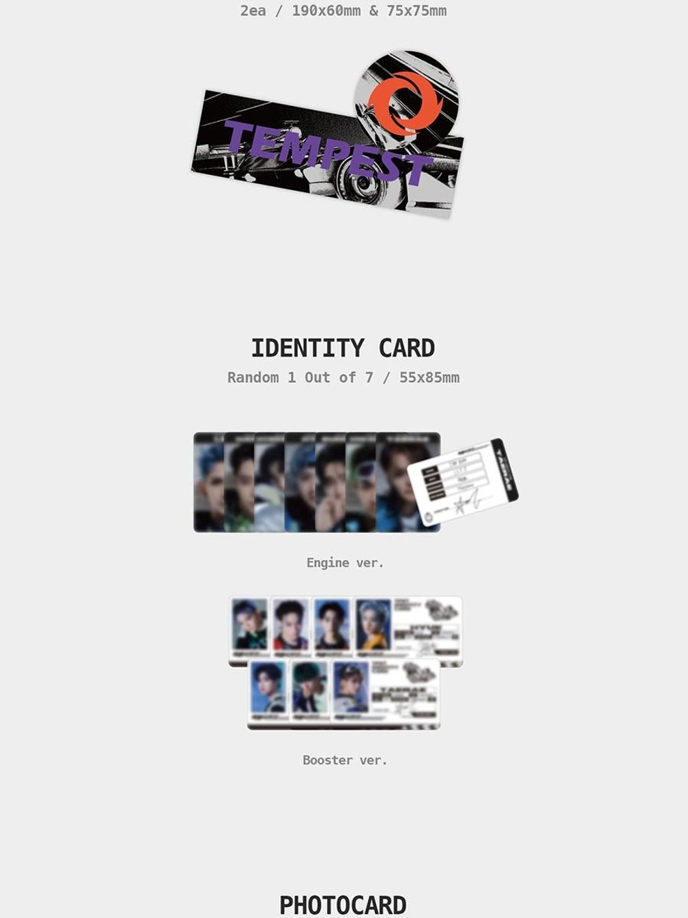 Альбом TEMPEST - INTO THE STORM 1st Single Album 2 Version SET