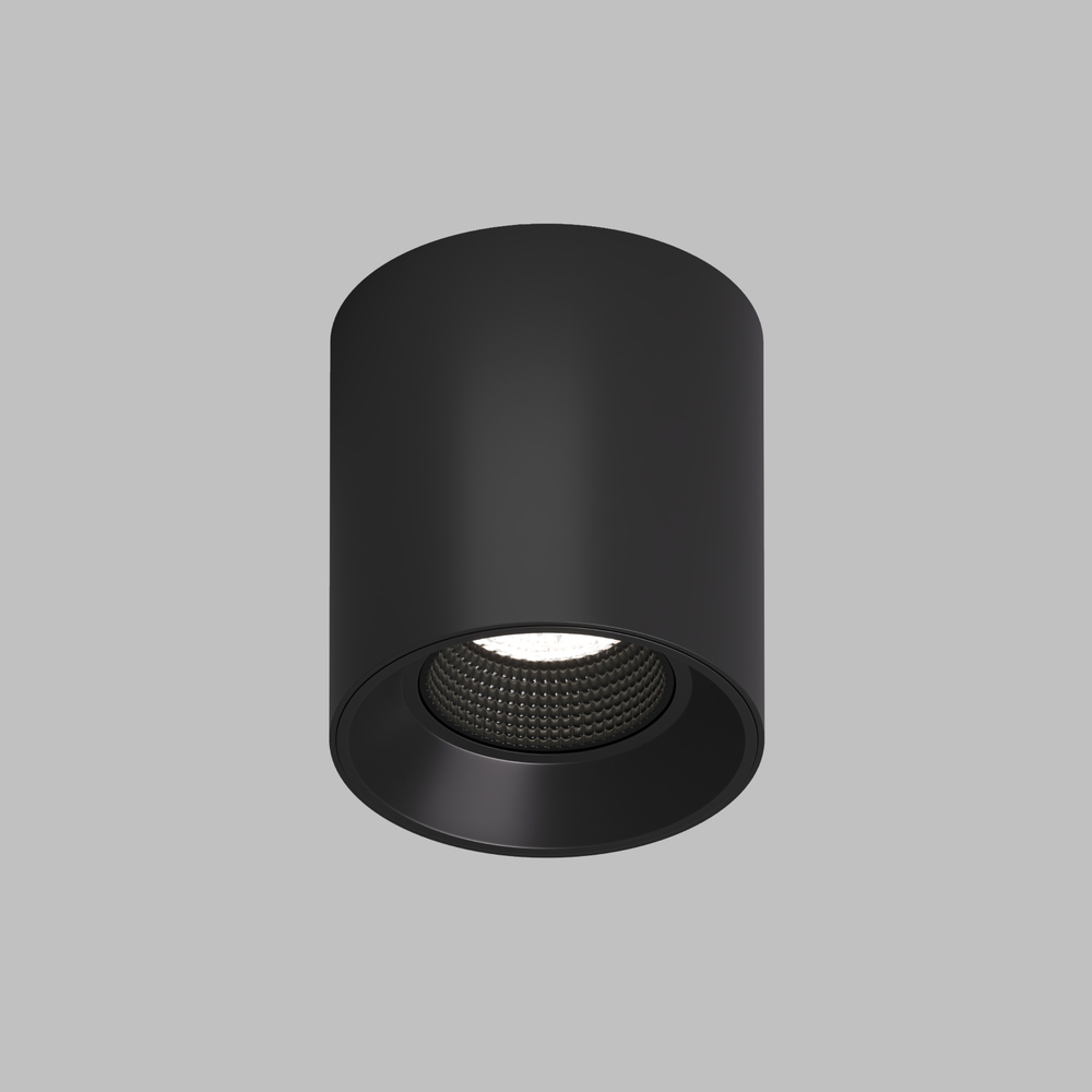 DK3090-BK Светильник накладной IP 20, 10 Вт, GU5.3, LED, черный/черный, пластик