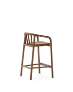 Полубарный стул для улицы Turqueta из дерева, высота 65 см