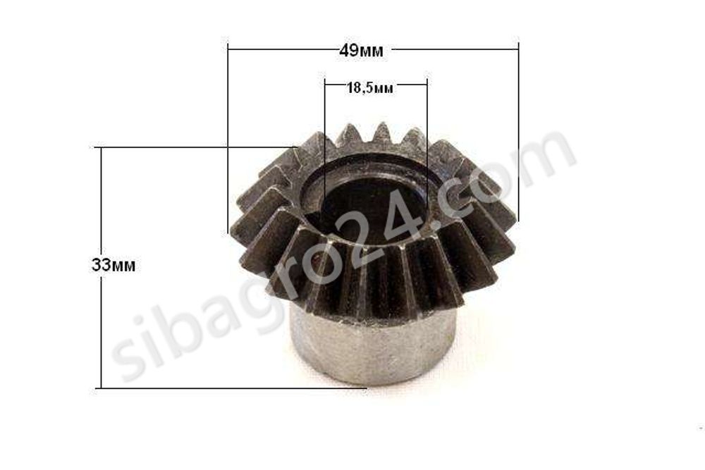 Шестерня МОП 11-1.00.04 z-18 для УКМ