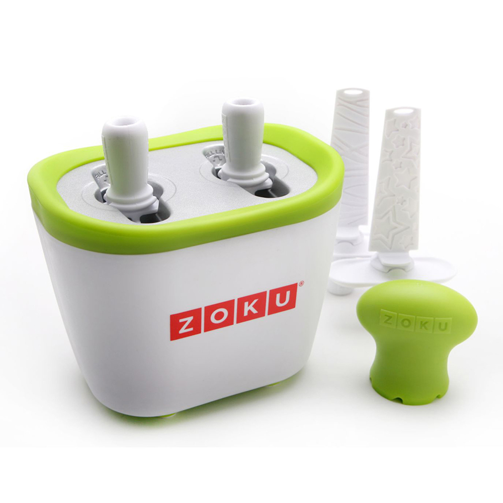Набор для приготовления мороженого duo quick pop maker зеленый