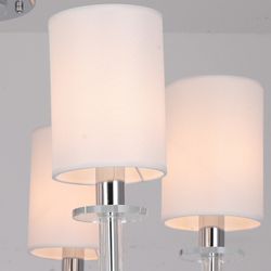 Люстра на штанге ILLUMICO  IL1382-6CPA-29 CR Romei