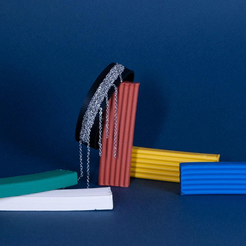 Плетенный Браслет С Кожей – Cталь