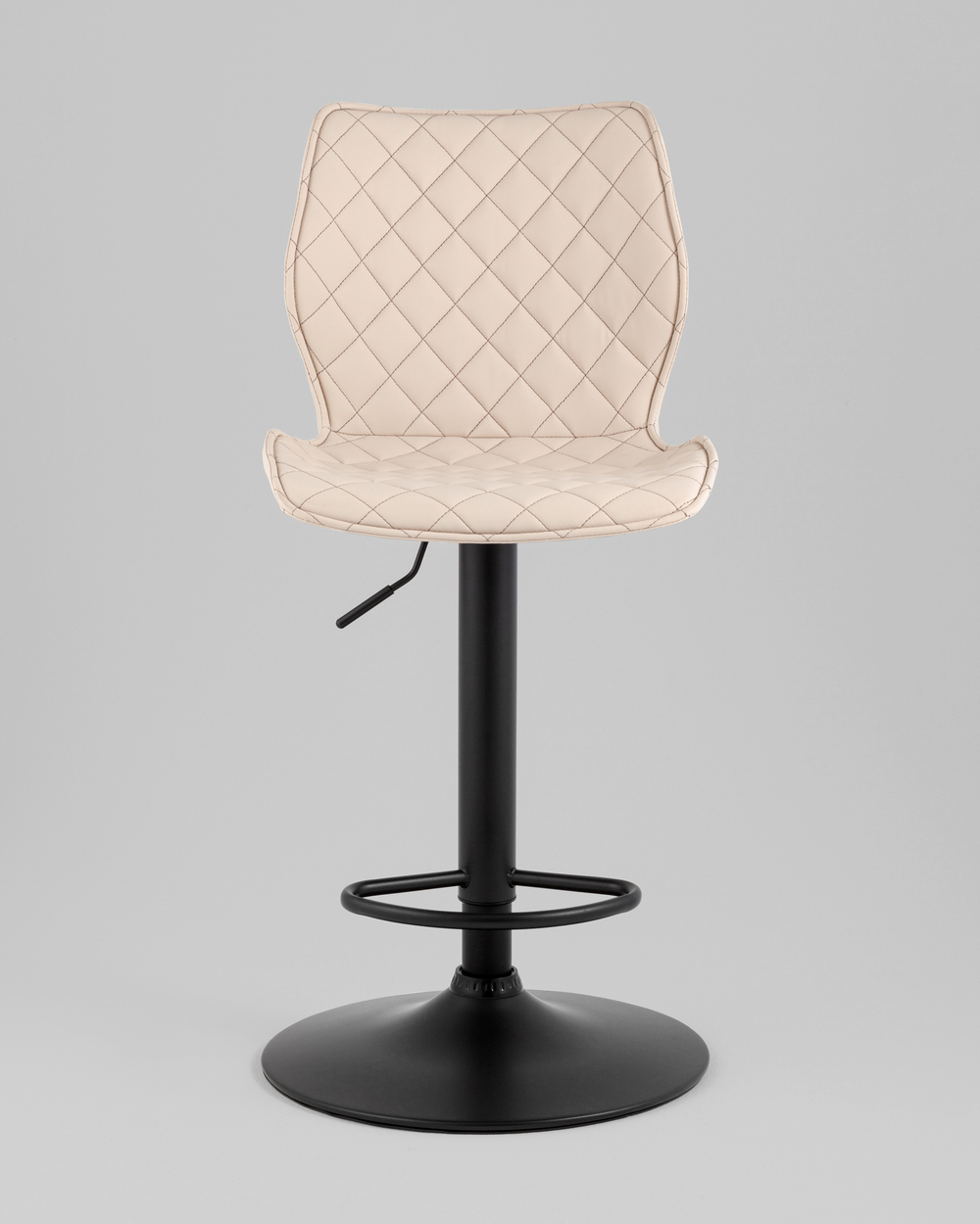 Стул барный Dome экокожа светло-серый 2 шт